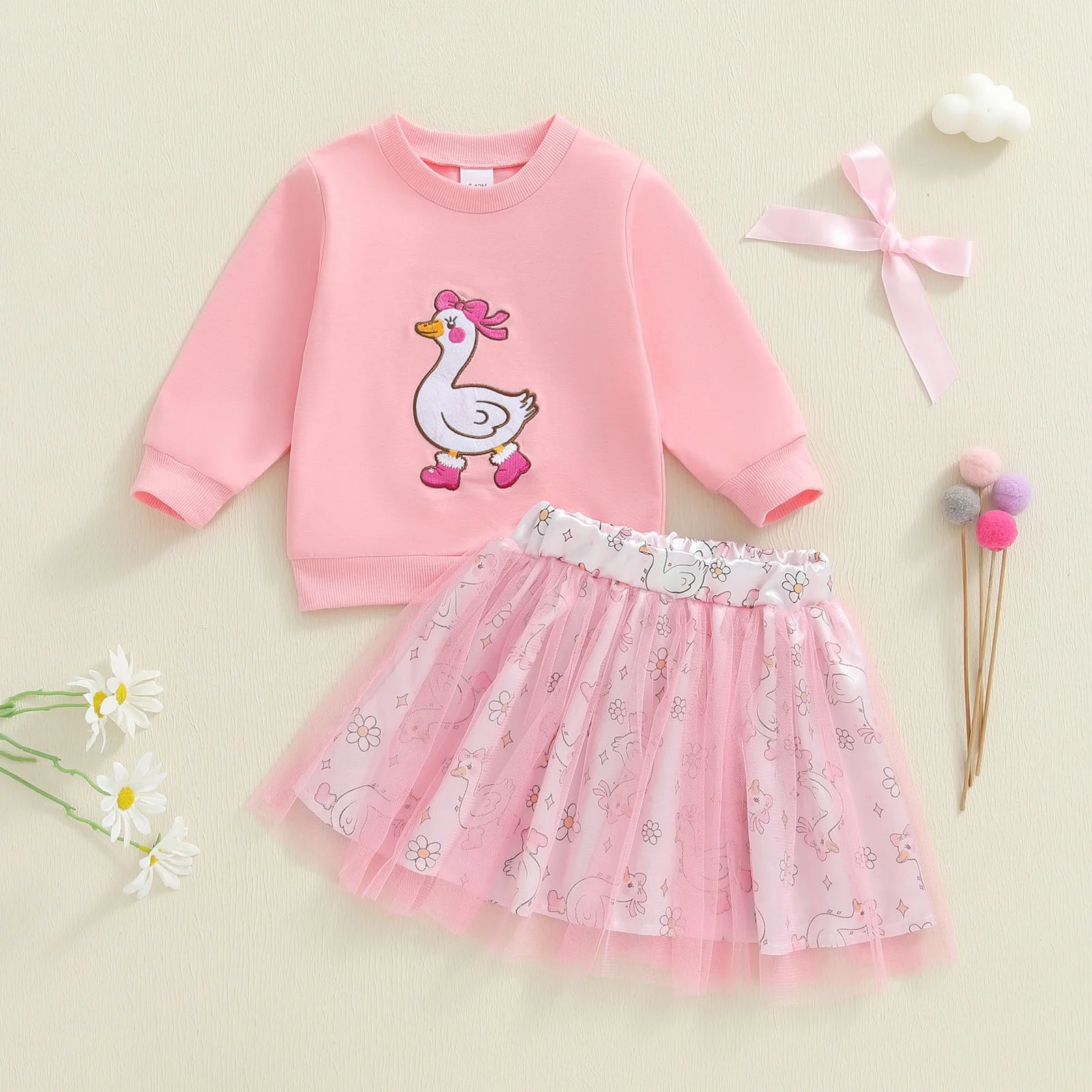 GOOSE PInk Skirt Outfit