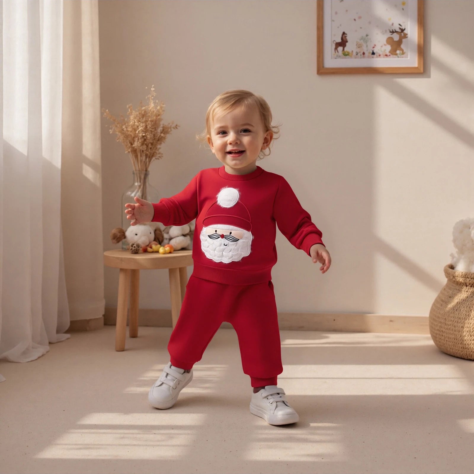 SANTA Red Joggers Outfit