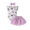 PURPLE BOWTIES Skirt Outfit
