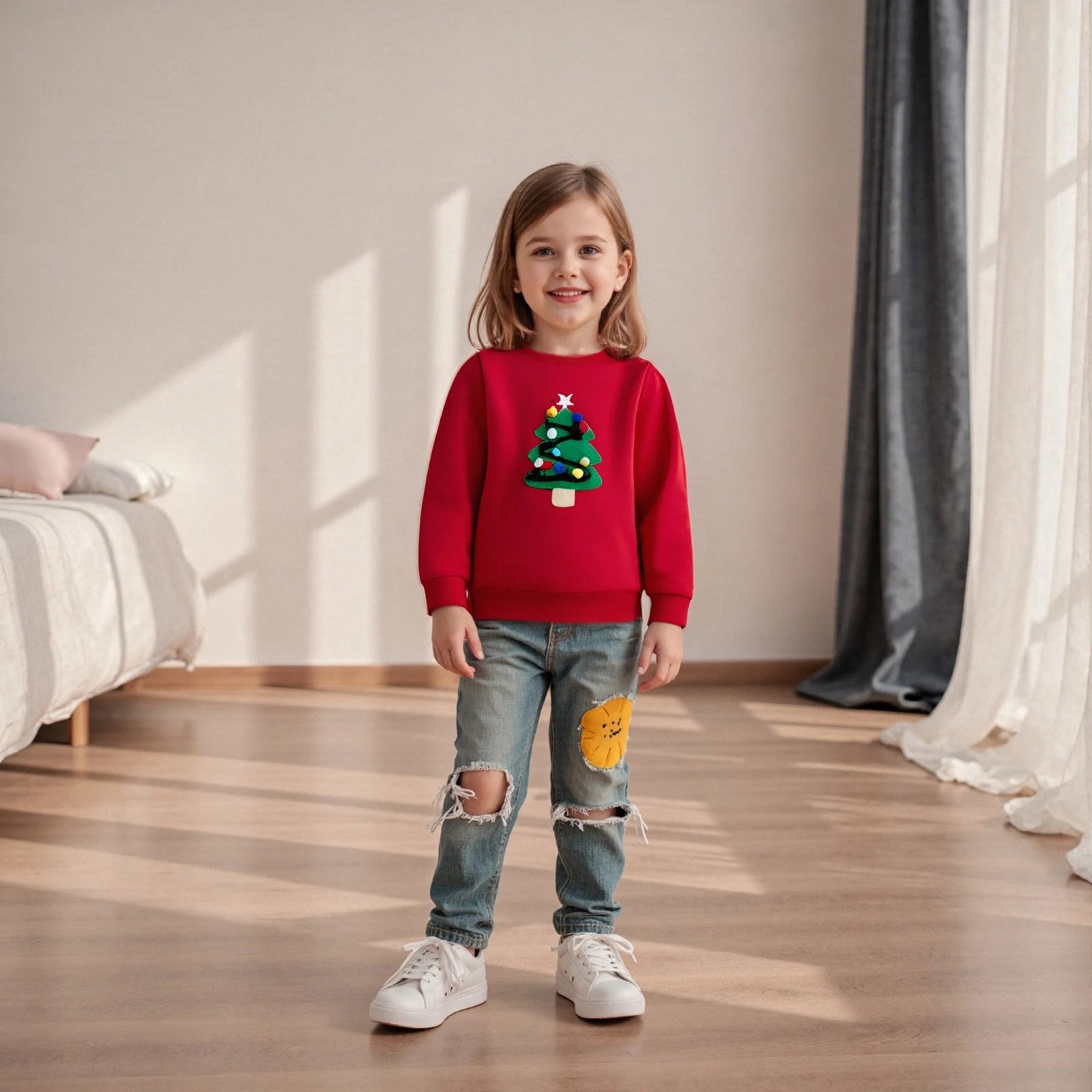 CHRISTMAS TREE Red Sweatshirt