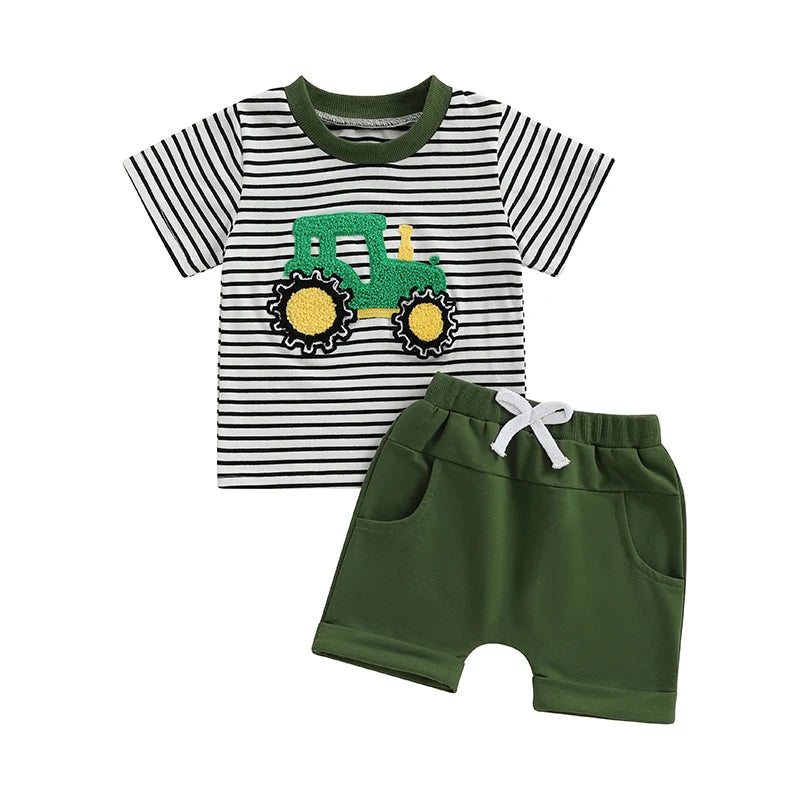 TRACTOR Striped Summer Outfit