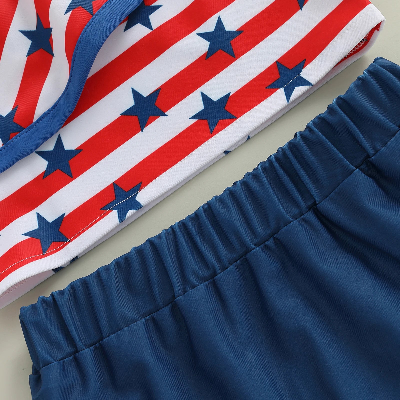 STARS & STRIPES Asymmetric Tankini