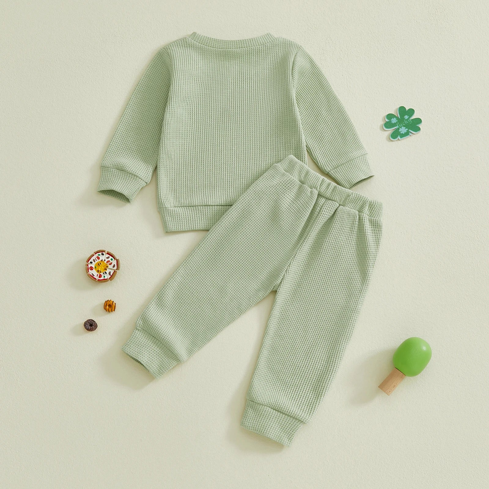 CLOVER Waffle Knit Outfit