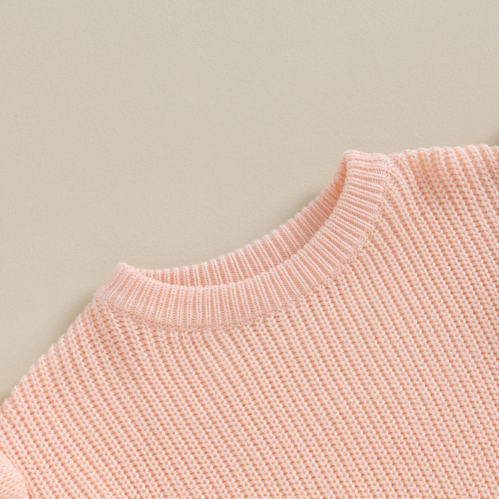 AUDREY Ruffle Sleeve Knitted Sweater