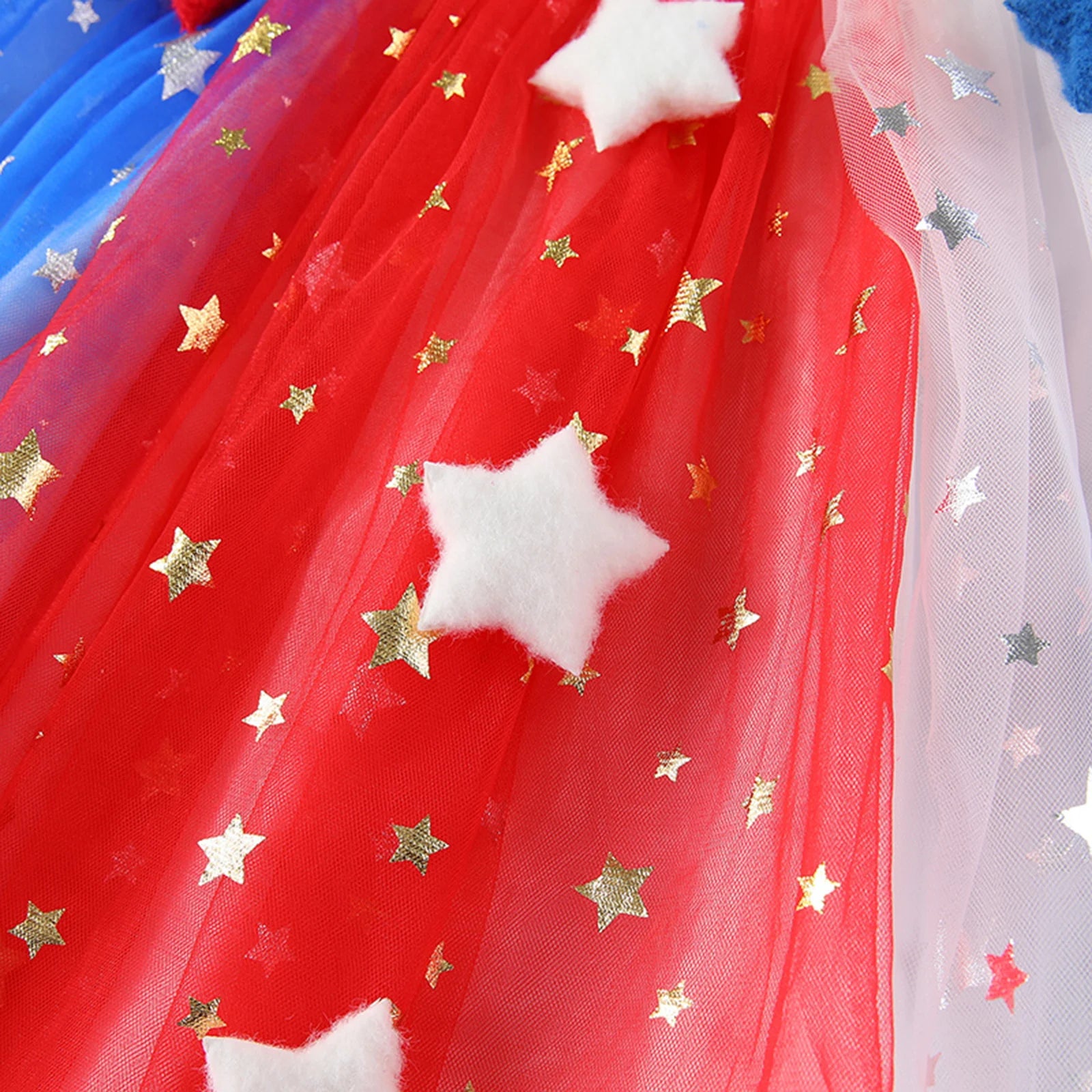 RED, WHITE & BLUE Tulle Dress