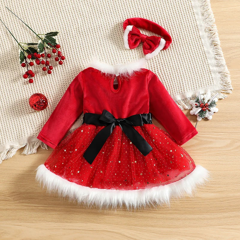 SPARKLING MISS CLAUSE with Headband