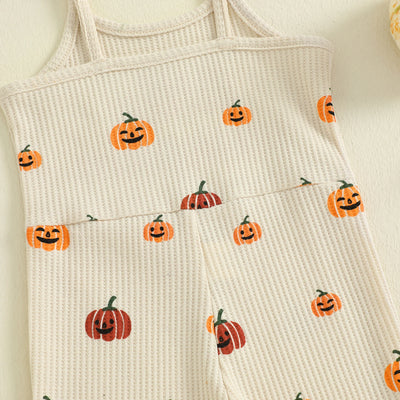 LITTLE PUMPKIN Bellbottom Pull-on Jumpsuit