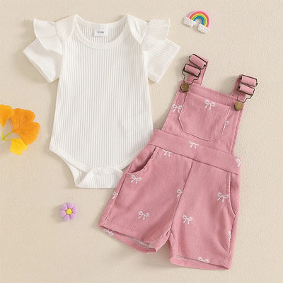 BOWTIE Corduroy Overall Outfit