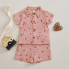 HEARTS Muslin Pyjamas