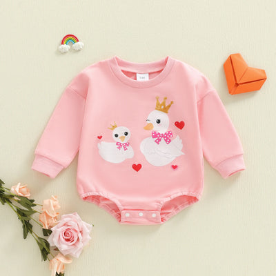 DUCKY PRINCESS Long-Sleeve Onesie