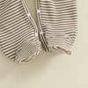 CUTEST LITTLE TURKEY Striped Jumpsuit