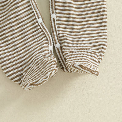CUTEST LITTLE TURKEY Striped Jumpsuit