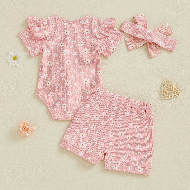 MARCIE Floral Ruffle Outfit