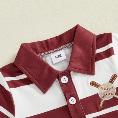 BASEBALL Collar Jumpsuit