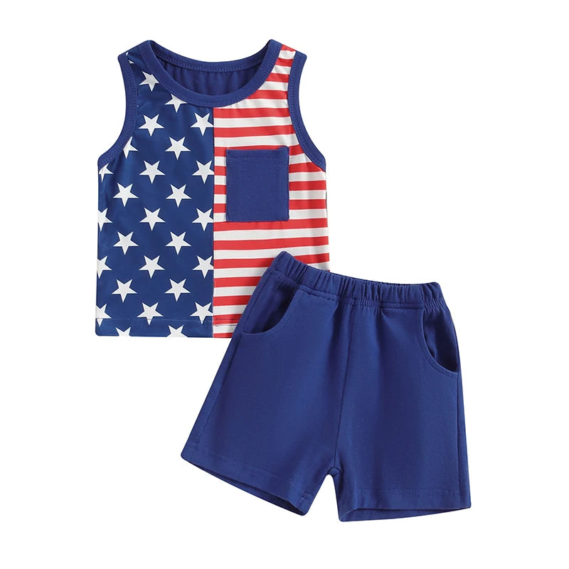 STARS & STRIPES Pocket Summer Outfit