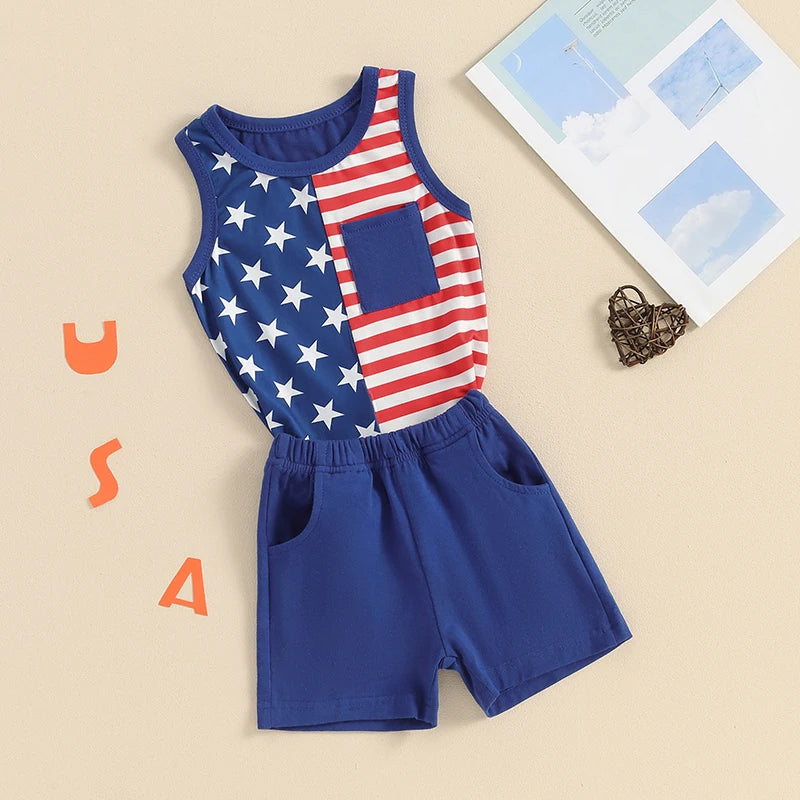 STARS & STRIPES Pocket Summer Outfit