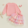 B DAY GIRL Layered Tutu Outfit