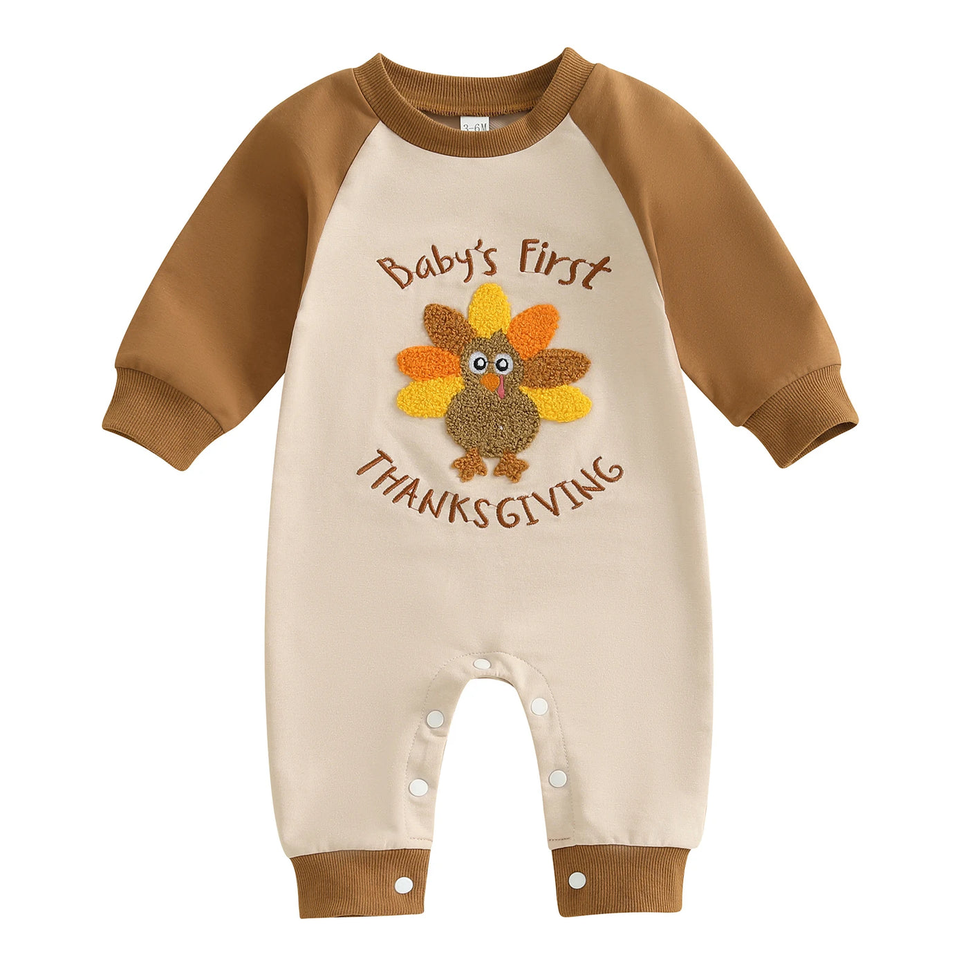 BABY'S FIRST THANKSGIVING Turkey Jumpsuit