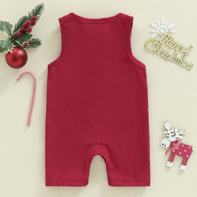 MERRY CHRISTMAS Corduroy Romper