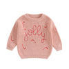 JOLLY Candy Cane Knitted Sweater