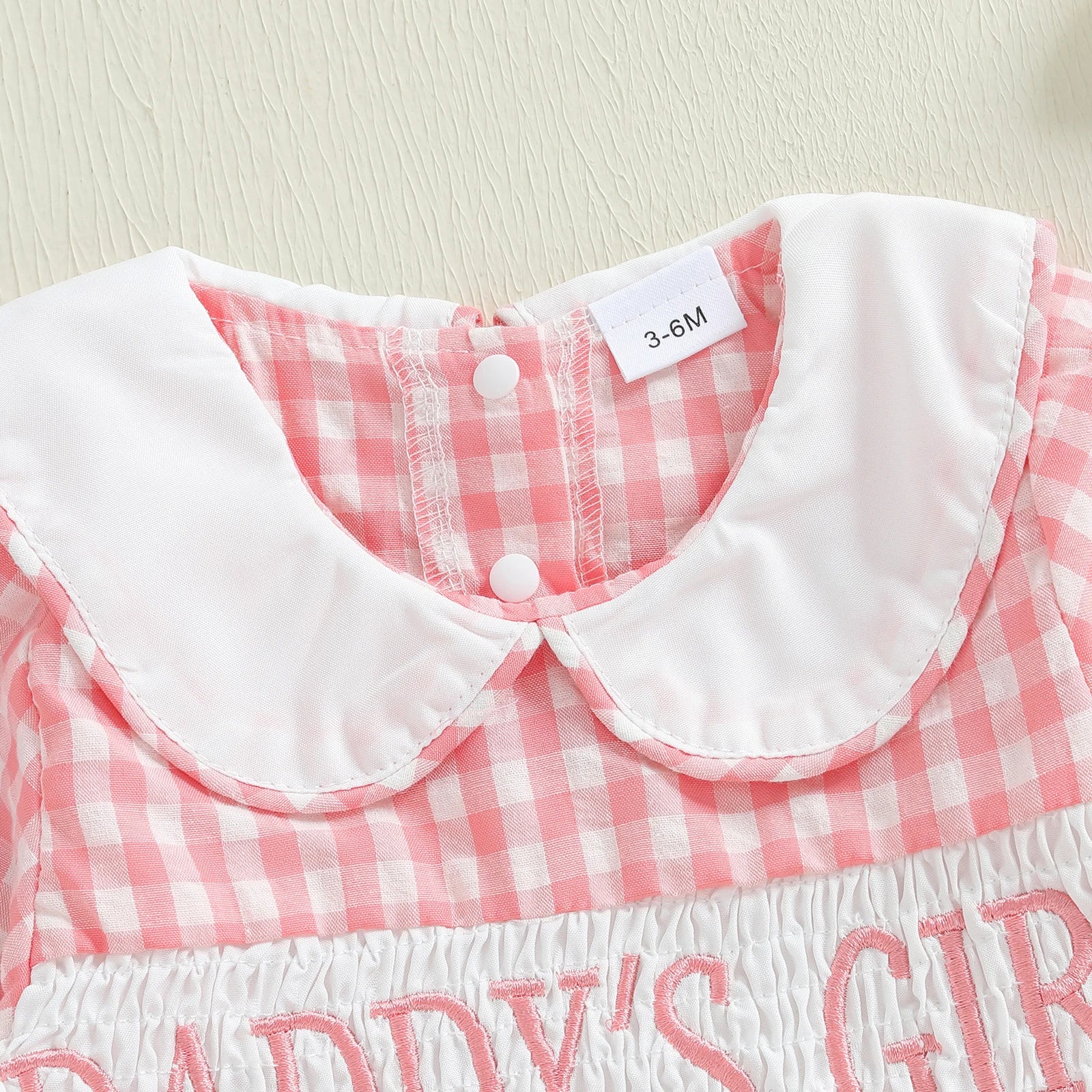 MAMA'S/DADDY'S Girl Collar Romper