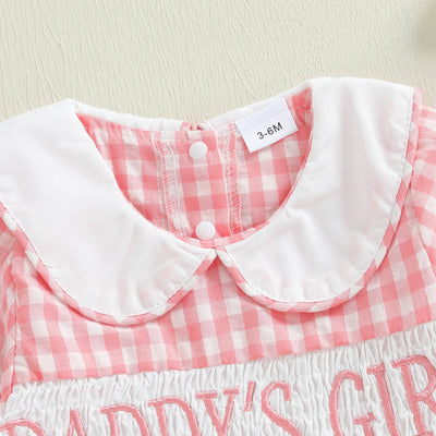 MAMA'S/DADDY'S Girl Collar Romper