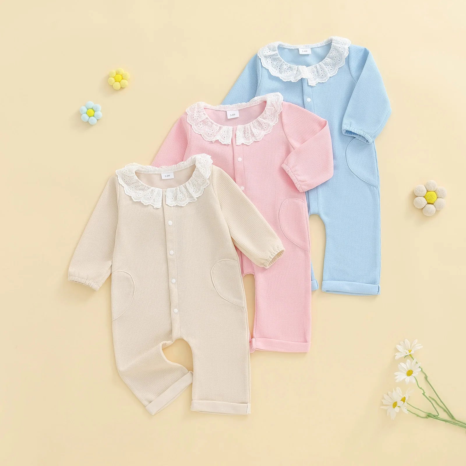 LINNEA Crochet Collar Jumpsuit