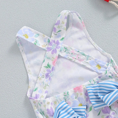 OLIVIA Floral Bowtie Swimsuit