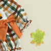 TURKEY Plaid Bowtie Romper