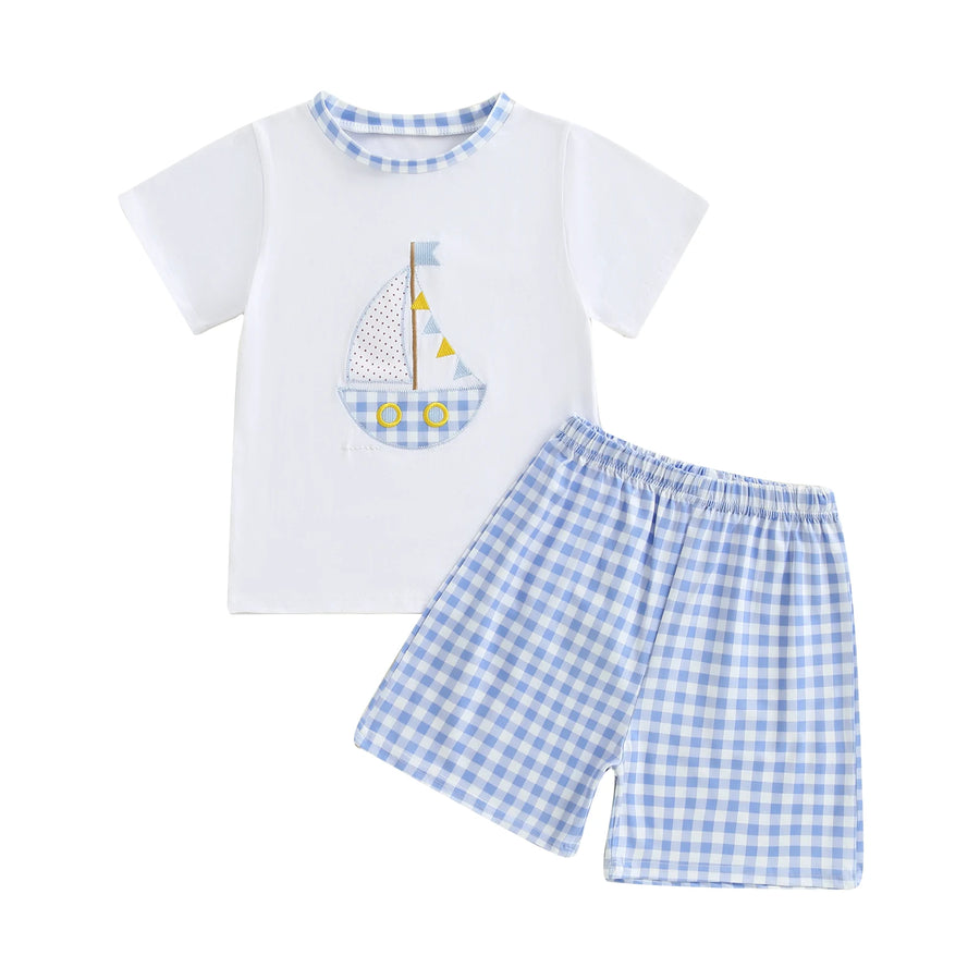 SAILBOAT Checkered Summer Outfit