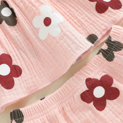 FLOWERS Smocked Summer Outfit