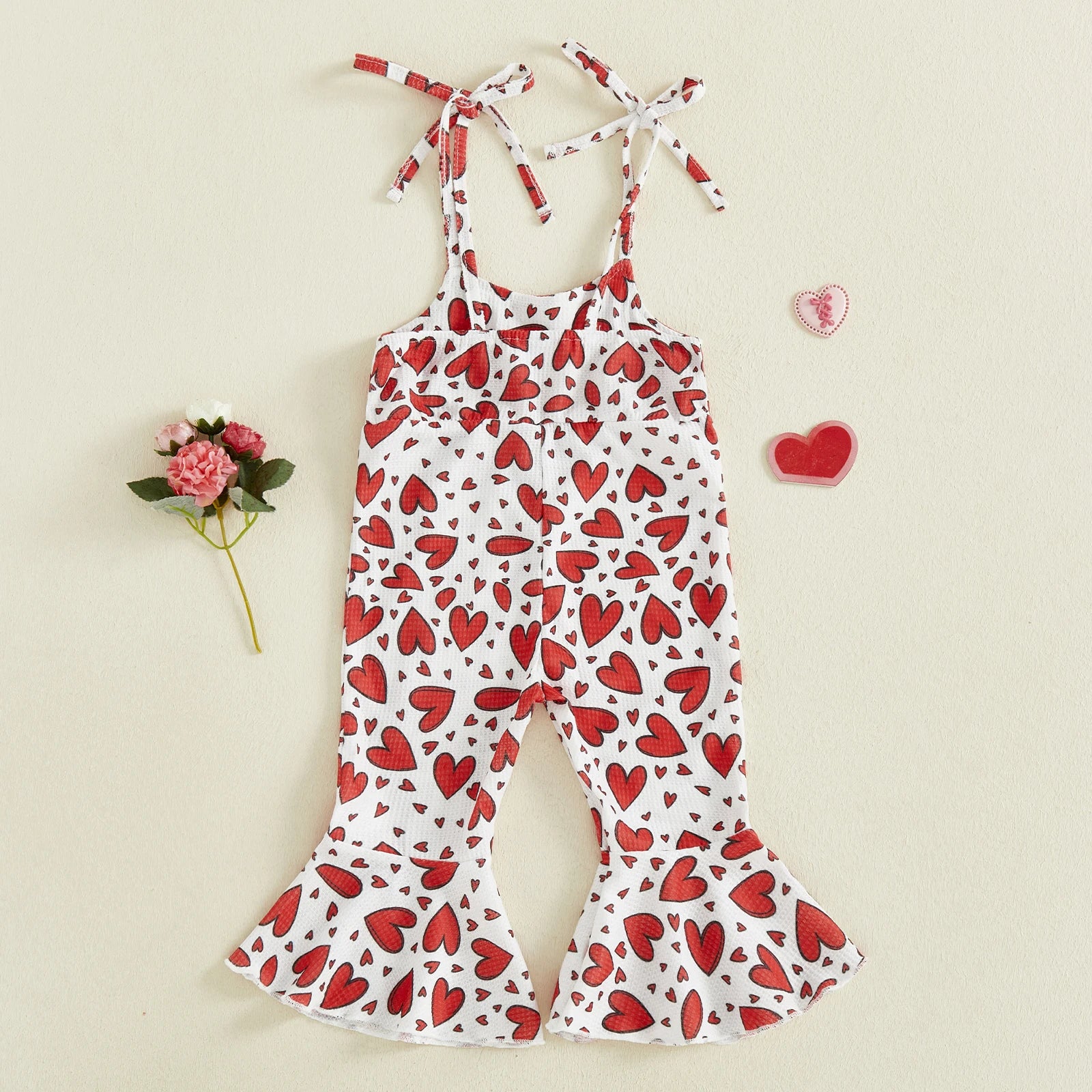 HEARTS Bellbottom Pull-up Jumpsuit