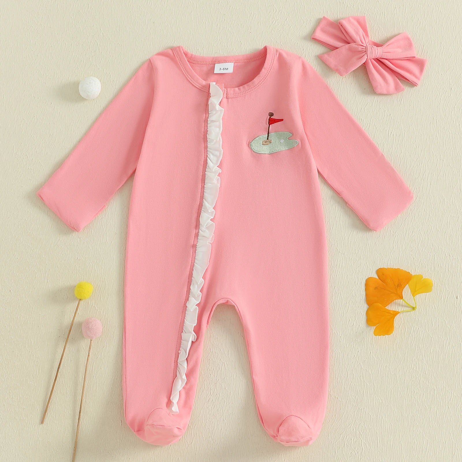 GOLF Pink Footed Jumpsuit