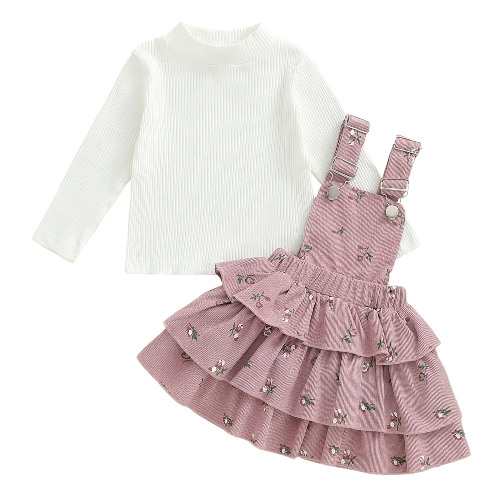 OPHELIA Corduroy Overall Dress Outfit