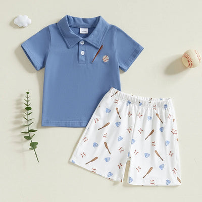 BASEBALL Polo-Shirt Summer Outfit