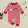 SANTA & RUDOLPH Striped Jumpsuit