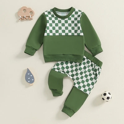 CHECKERS Color Block Outfit