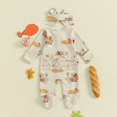 TURKEYS & PIES Ruffle Jumpsuit