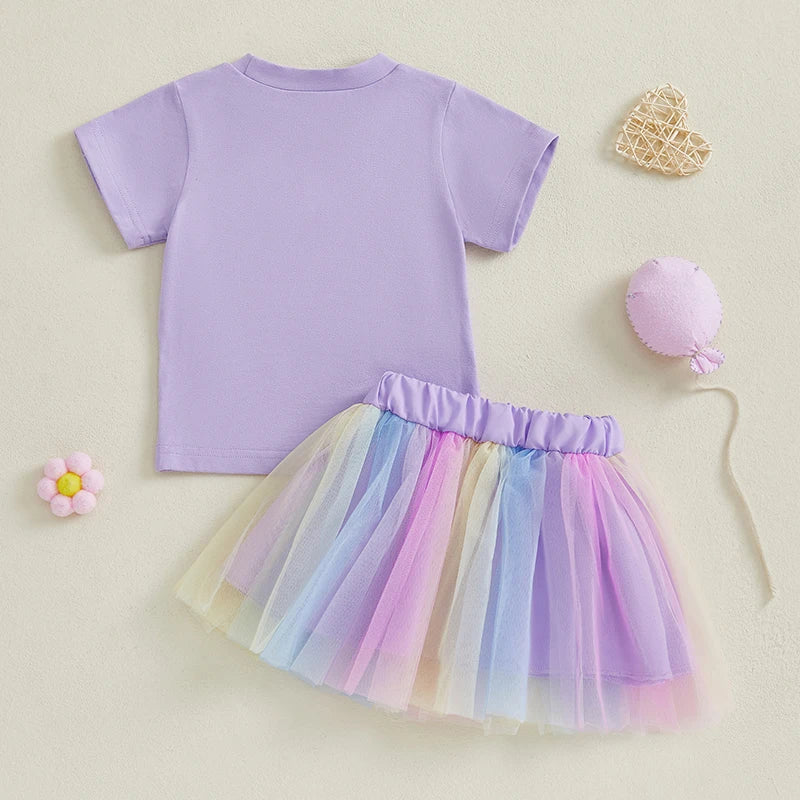 IT'S MY BIRTHDAY Purple Tutu Outfit