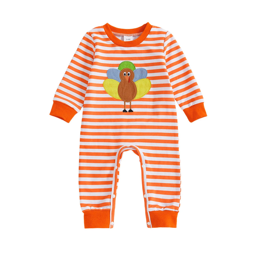 LIL TURKEY Striped Jumpsuit