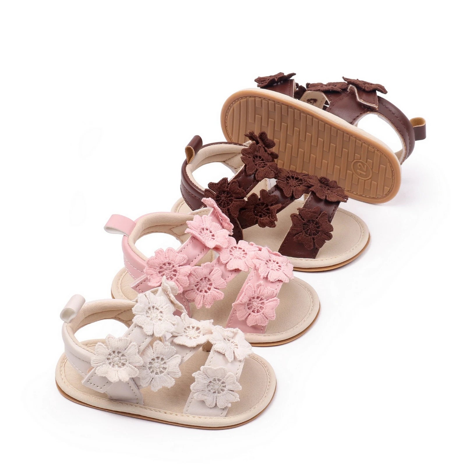 ELIANA Crochet Flower Sandals