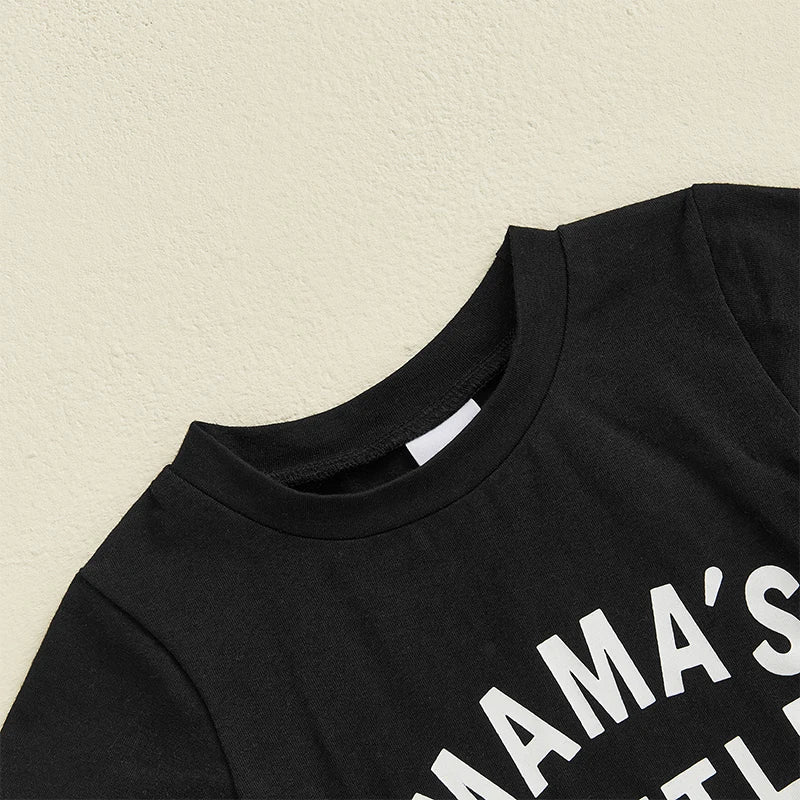 MAMA'S/DAD'S LITTLE DUDE Summer Outfit