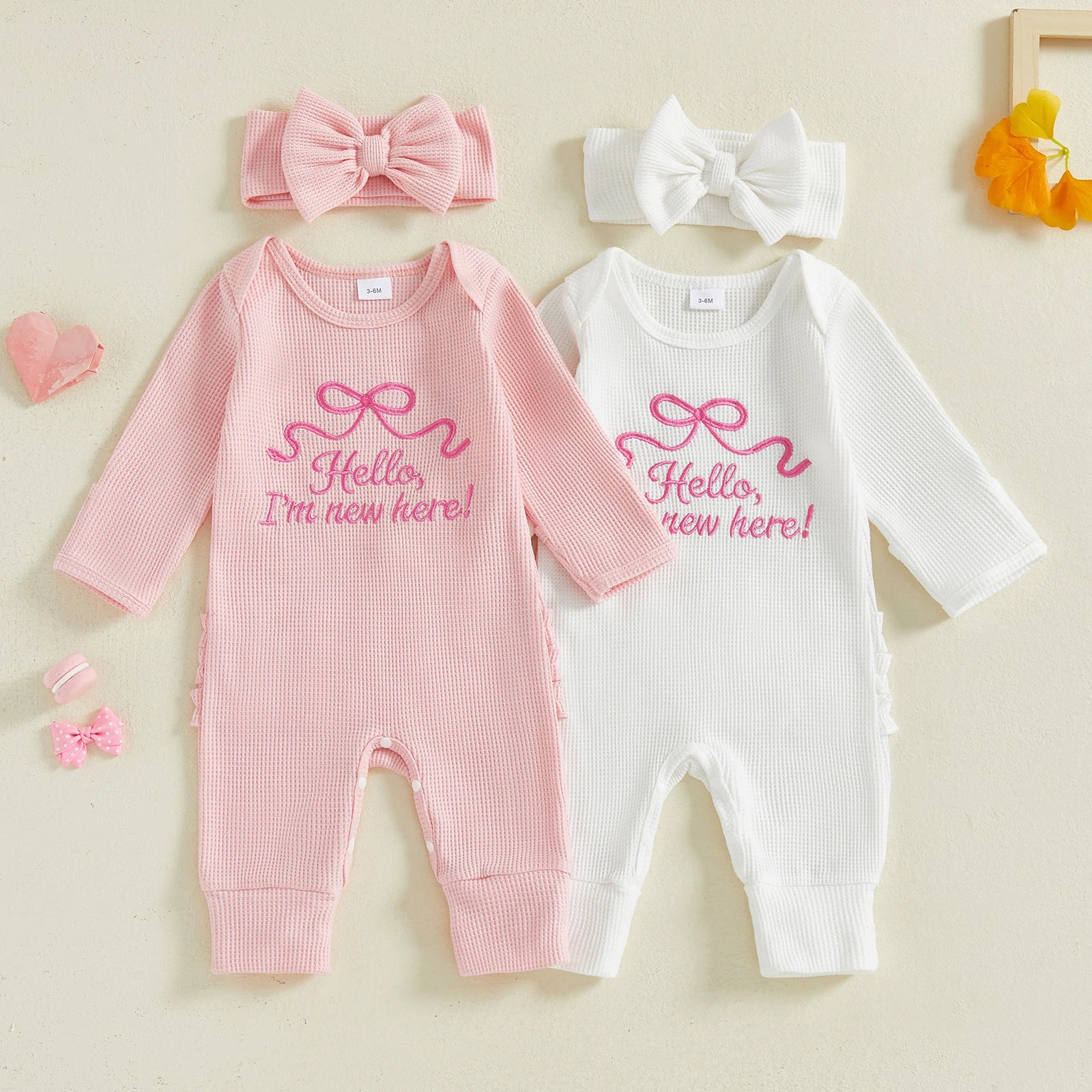 HELLO, I'M NEW HERE Bow Jumpsuit