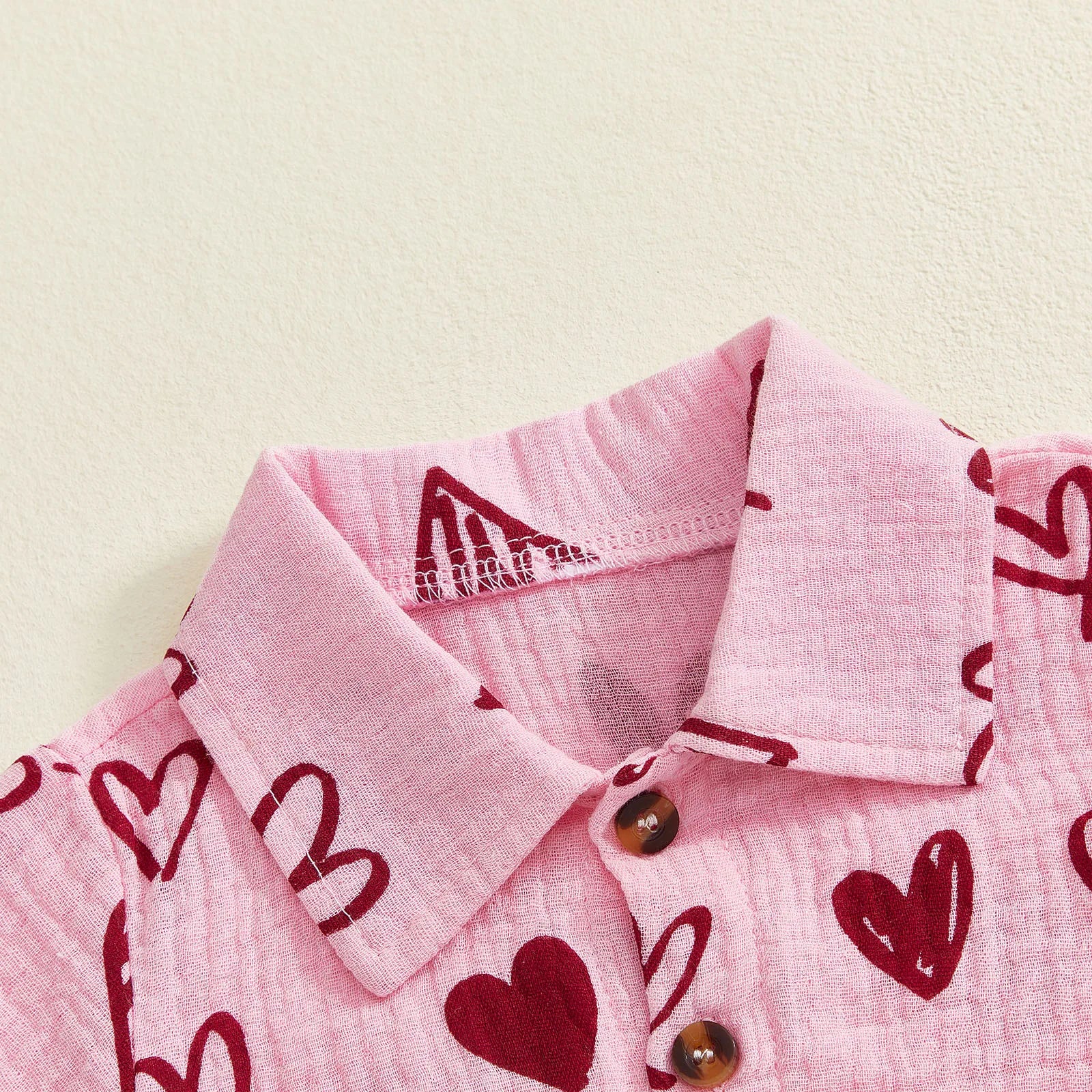 BE MINE Heart Muslin Pyjamas