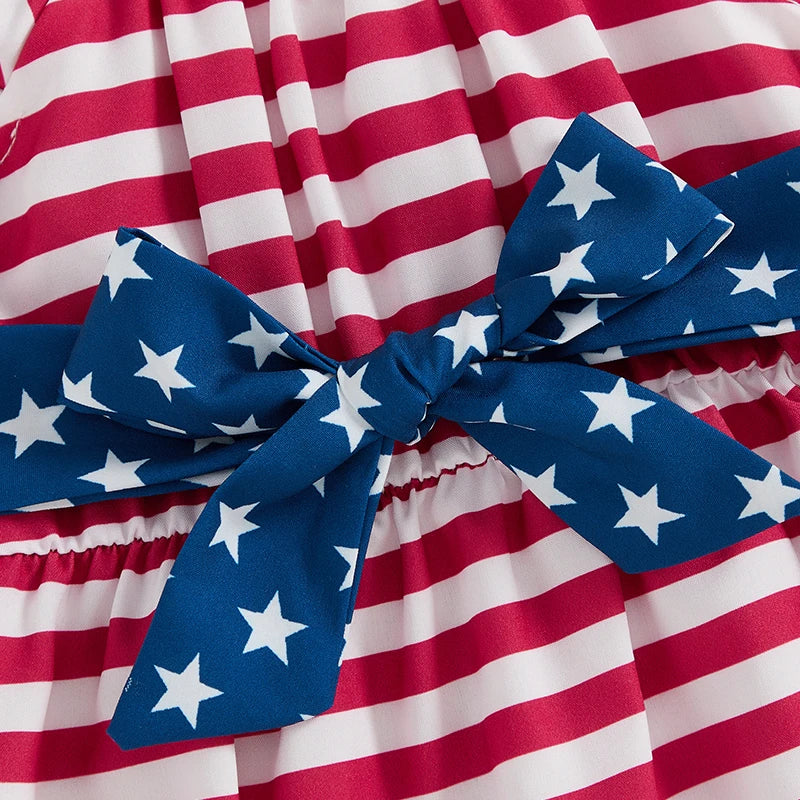 STARS & STRIPES Tassel Romper