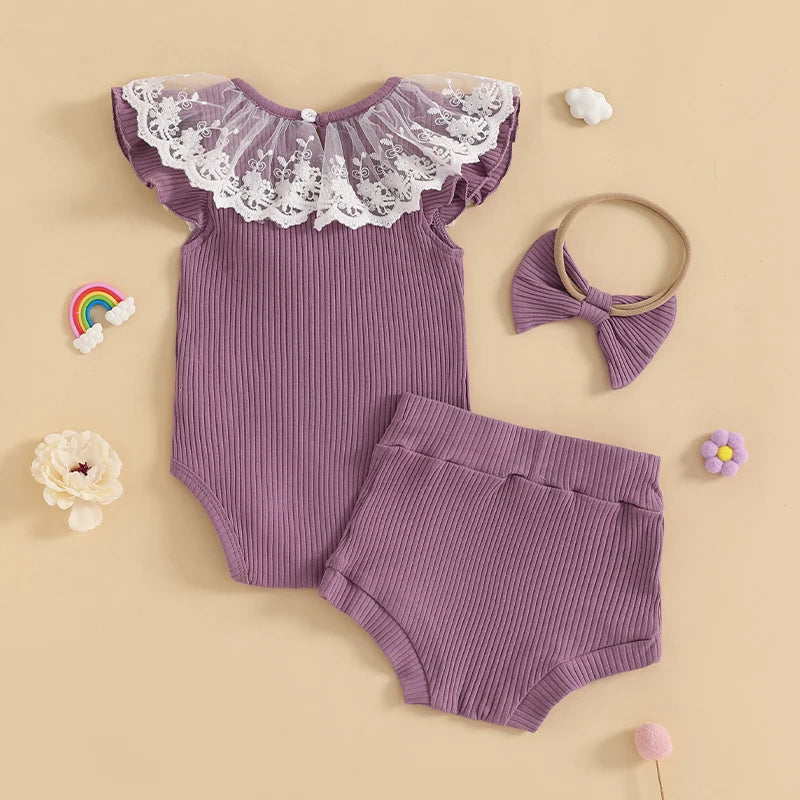 ELSIE Lace Collar Outfit