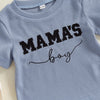 MAMA'S BOY Waffle Knit Outfit