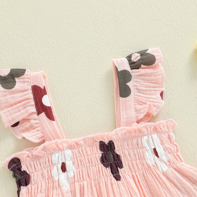 FLOWERS Smocked Summer Outfit