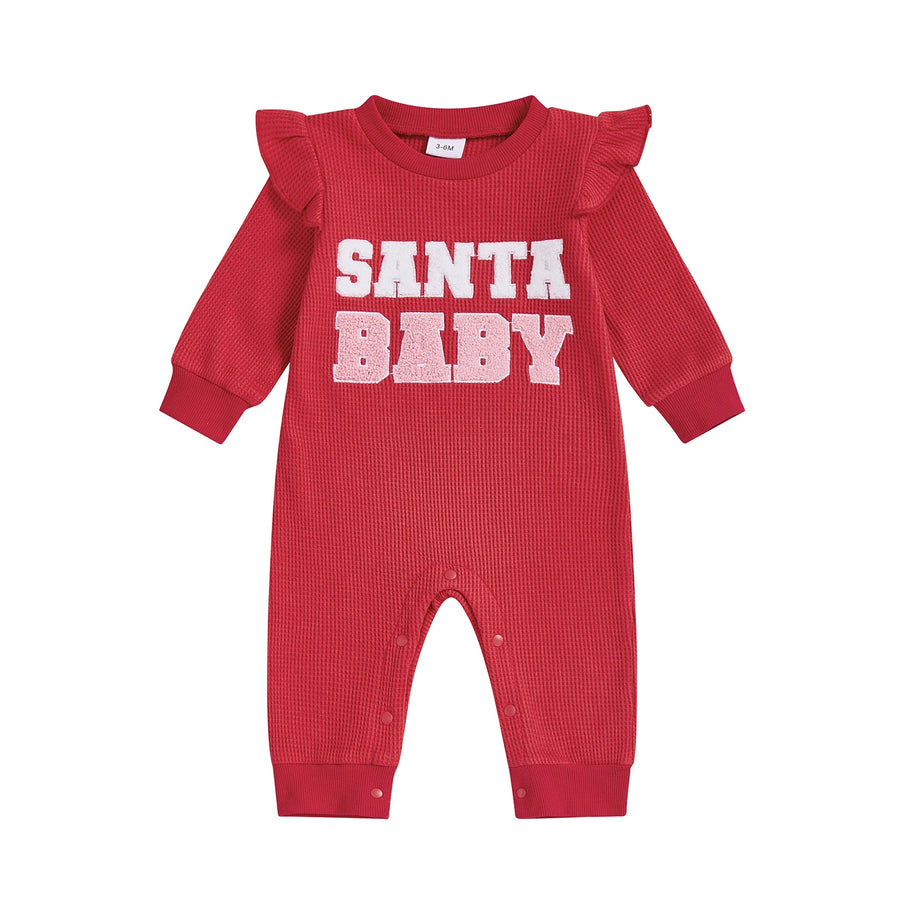 SANTA BABY Red Jumpsuit