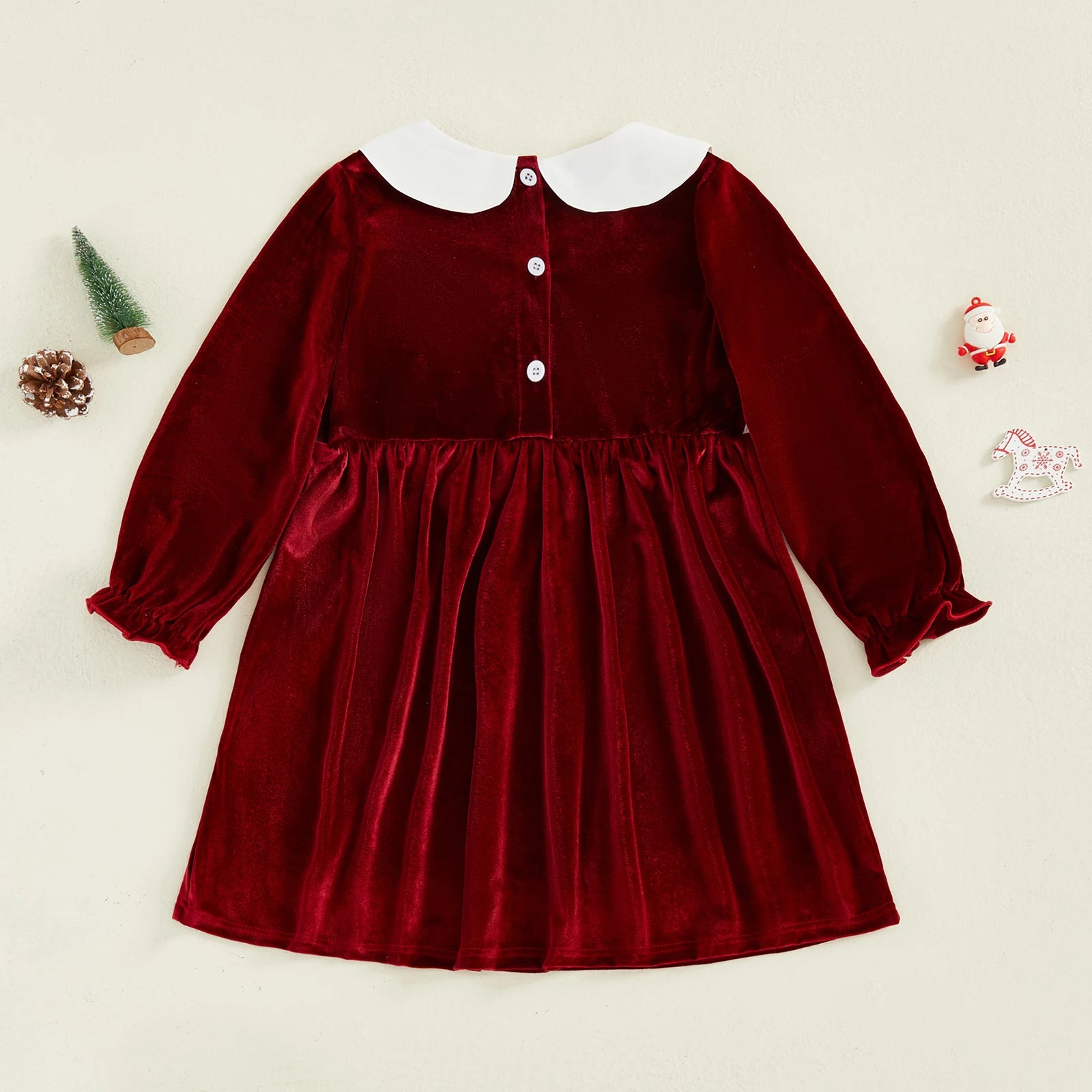 CHRISTMAS LIGHTS Velvet Dress